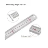 100cm ( 40 inch ) - Çift Taraflı Paslanmaz Çelik Metal Cetvel - Kalınlık 1.2mm