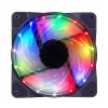 12Cm Kasa Fanı 3D 15 Led Rgb Soğutucu Fan Sessiz Renkli Işıklı