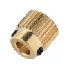 Mk8 Extruder 20 Diş 5mm Pirinç Özel Tel Besleme Ekstrüzyon Tekerleği Dişlisi