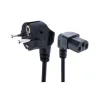 Standart C13 Power Kablo 1.8 Metre - Dik Açılı