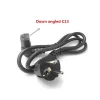 Standart C13 Power Kablo 1.8 Metre - Dik Açılı