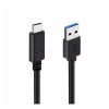 Type-C Usb Kablo 3.1 Hızlı Veri Aktarım Şarj Kablosu - Siyah - 1 Metre