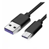 Type-C Usb Kablo 3.1 Hızlı Veri Aktarım Şarj Kablosu - Siyah - 1 Metre