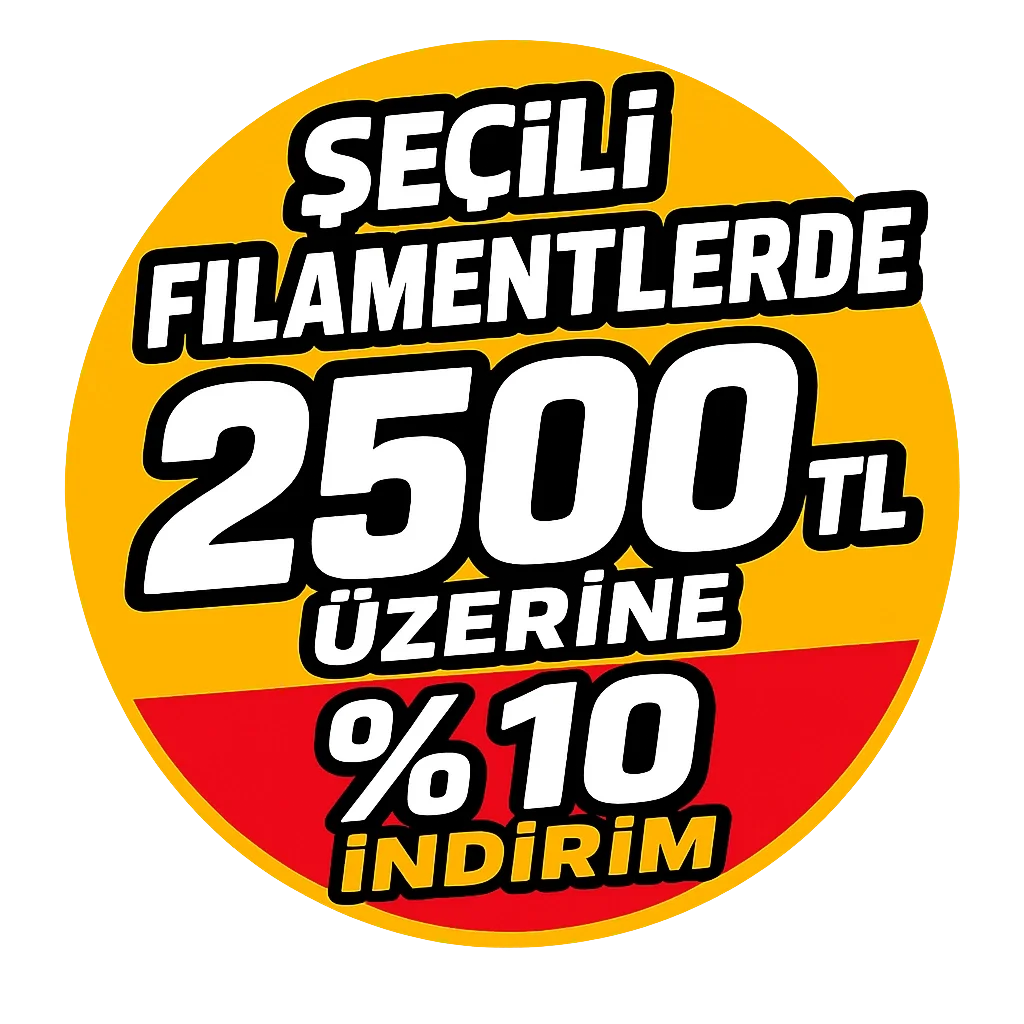 Seçili Filamentlerde %10 İndirim