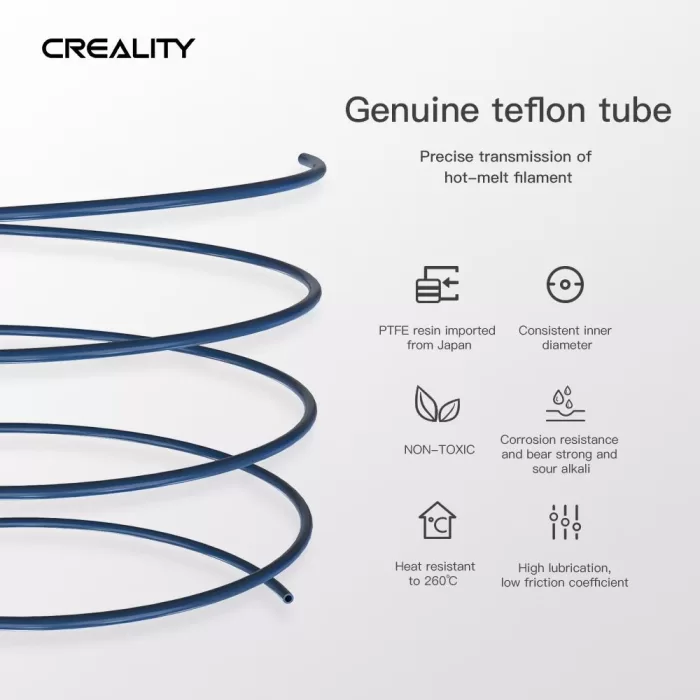 Creality Orjinal Capricorn Ptfe Teflon Boru 1.75Mm 1.2 Mt
