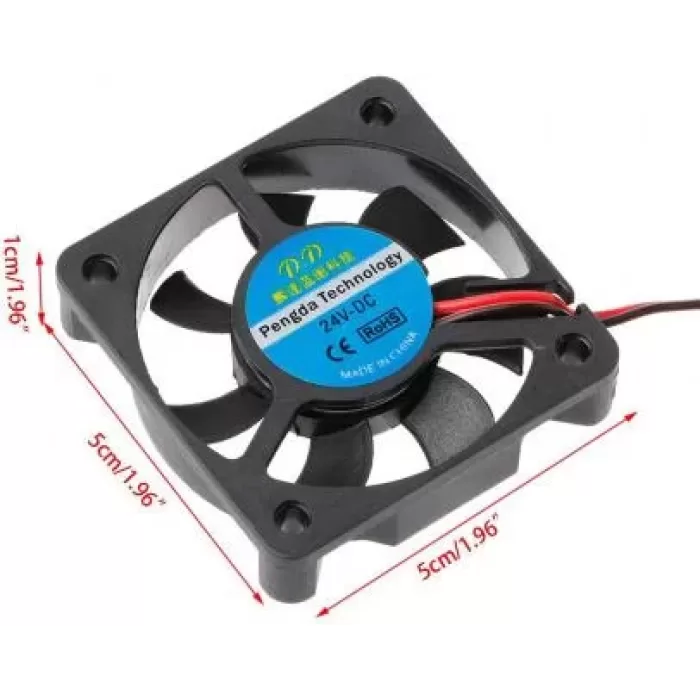 3D Yazıcı 5015 Kare Fan - 24V