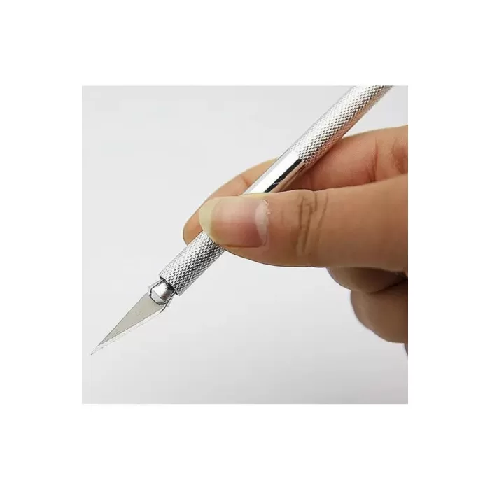 Kretuar Bıçağı, Paslanmaz Çelik Hassas Kesim Bıçağı + 5 Ad Yedek Bıçak