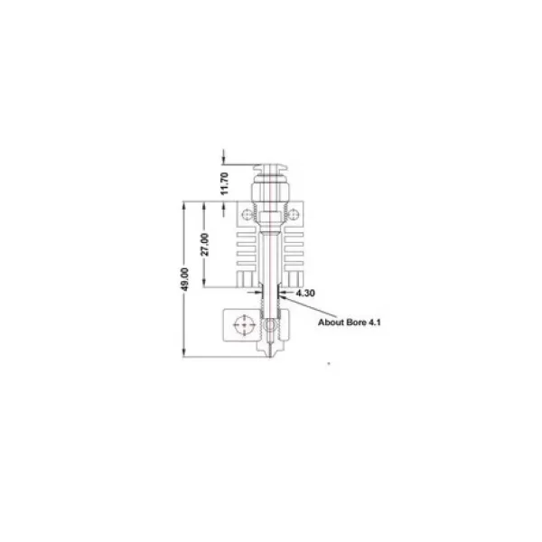 3d Yazici Creali̇ty Cr10 Mk8 Hotend Extruder Seti̇ Gümüş