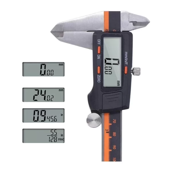 150 x 0.01 mm Dijital Paslanmaz Çelik Elektronik Hassas Kumpas