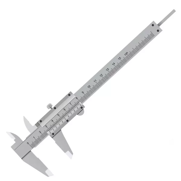 150mm / 0.02mm Paslanmaz Çelik Mekanik Kumpas - Sürgülü Manuel Kumpas