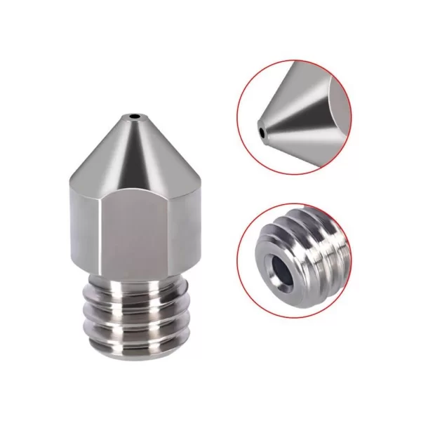 3D Yazıcı MK8 0.4 Mm Paslanmaz Çelik Nozzle