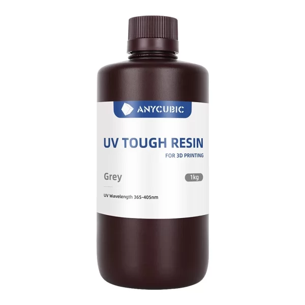 Anycubic UV Tough (Sert Esnek) Gri Reçine 1 kg