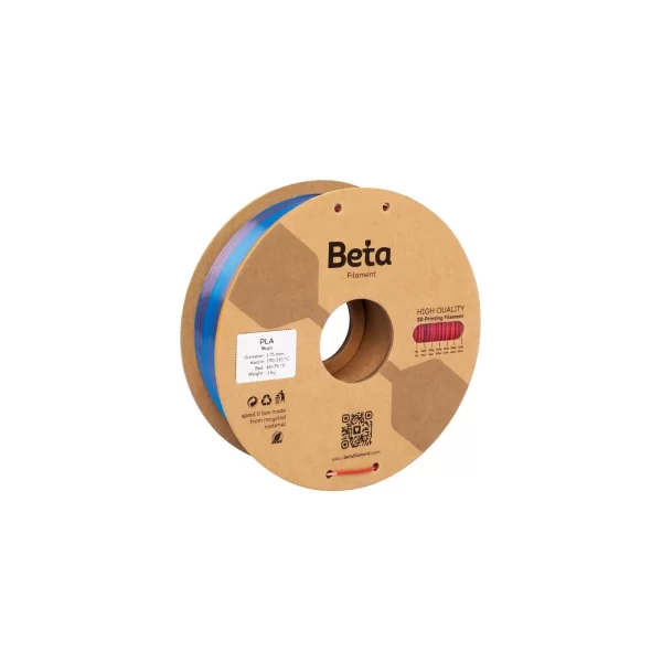 Beta PLA-Magic Silk Filament - (Mavi-Kırmızı)