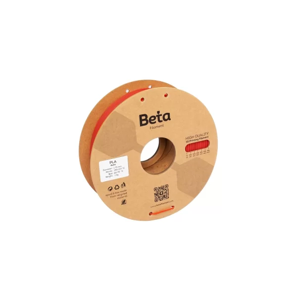 Beta PLA-Matte Filament - Çin Kırmızı