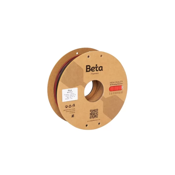 Beta PLA Matte Magic (Siyah-Kırmızı)