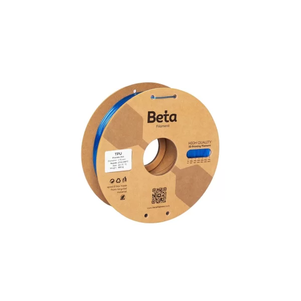 Beta TPU 95A Filament - Şeffaf Klein Mavi