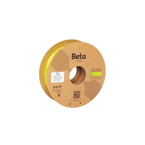 Beta TPU 95A Filament - Şeffaf Limon Sarı