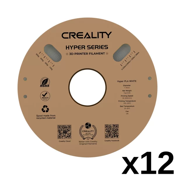 Creality Hyper PLA Filament 12Li Paket