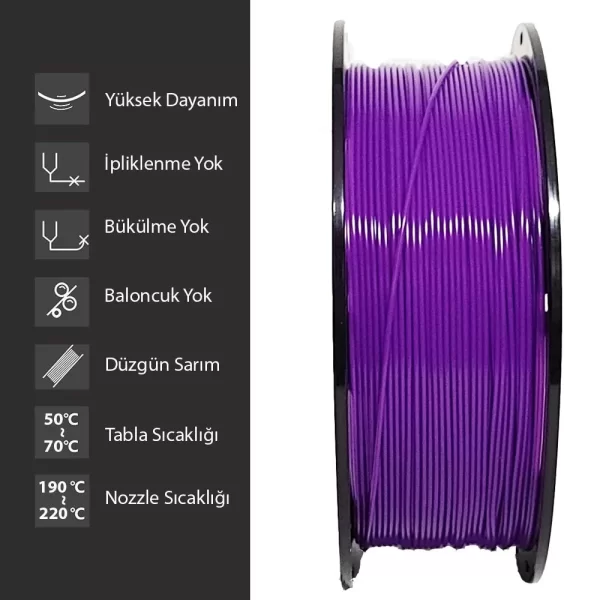 Elas 1.75 Mm Mor Petg Filament 1Kg