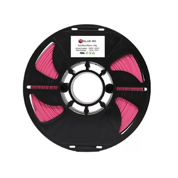 Elas 1.75 Mm Pembe Pla Plus Filament 1Kg