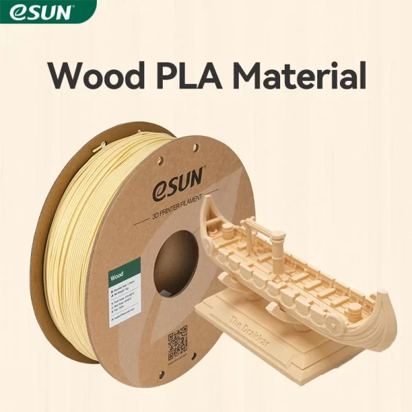 eSUN 1.75 mm Ahşap 1 KG Wood