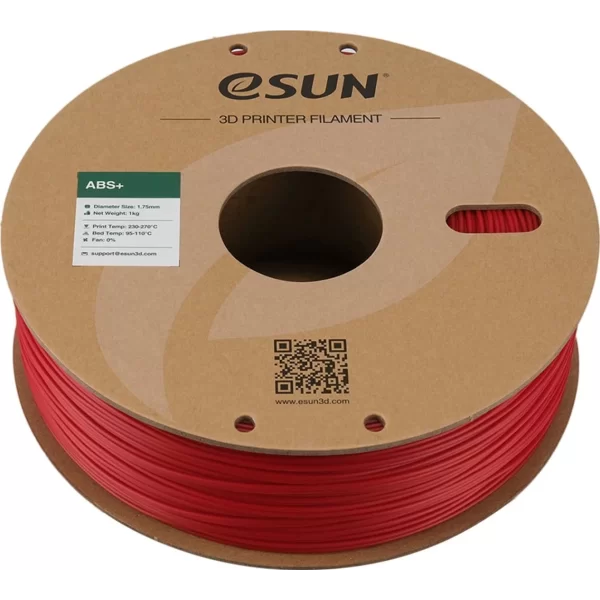 Esun ABS+ Filament Ateş Kırmızısı