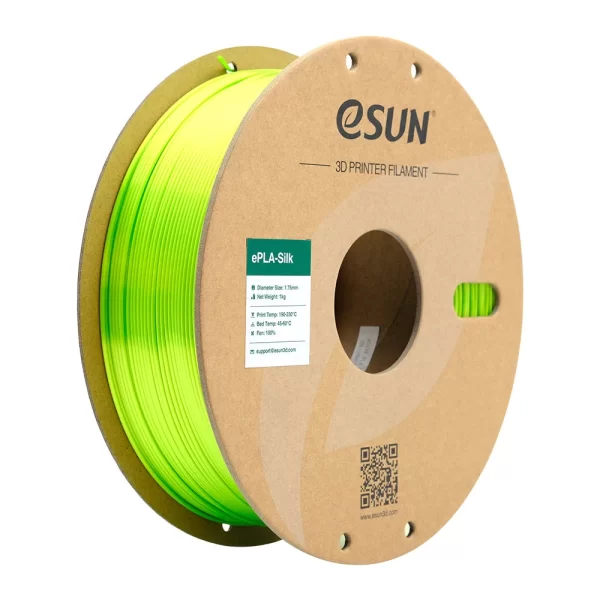 Esun Esilk 1.75Mm Parlak Yüzeyli Limon Yeşili Filament - Lime