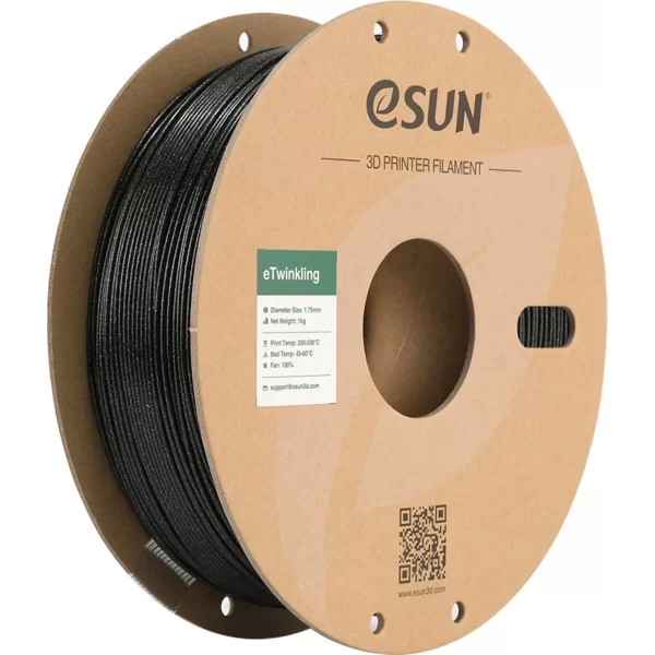 Esun eTwinkling Simli Filament 1.75 Mm Siyah