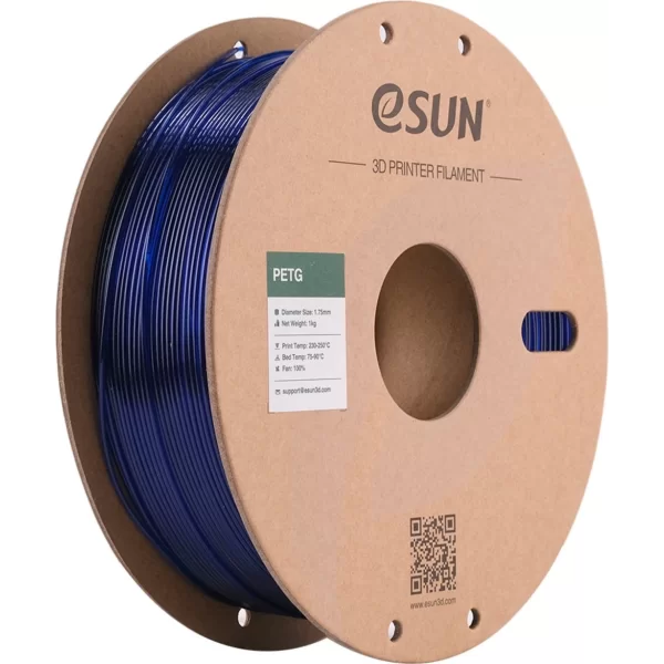 Esun PETG Filament - Şeffaf Mavi
