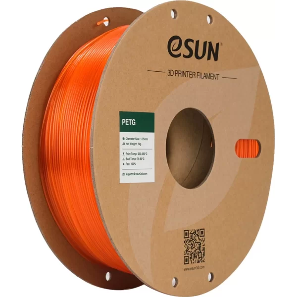 Esun PETG Filament - Şeffaf Turuncu