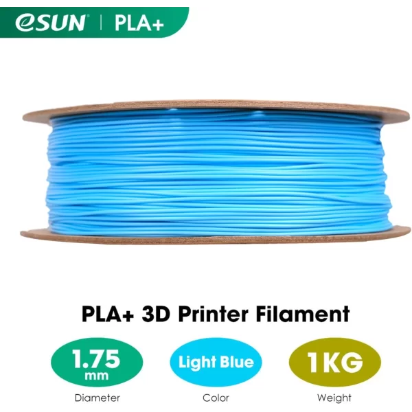 Esun PLA+ Filament 1.75 Mm Açık Mavi