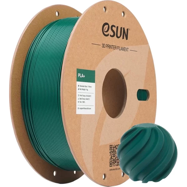 Esun PLA+ Filament 1.75 Mm Holly Green