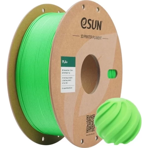Esun PLA+ Filament 1.75 Mm RGB Green