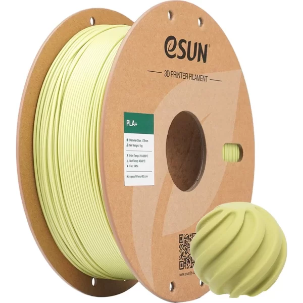 Esun PLA+ Filament 1.75 Mm Mustard Green