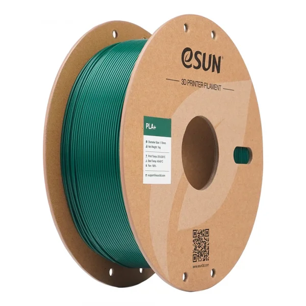 Esun PLA+ Filament - Holly Green