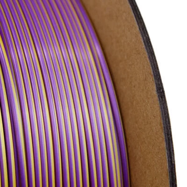 Nanelab Çift Renkli Silk PLA Filament - Altın-Mor - 1.75mm - 1Kg