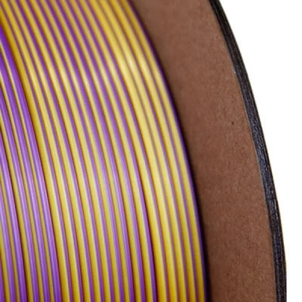 Nanelab Çift Renkli Silk PLA Filament - Altın-Mor - 1.75mm - 1Kg