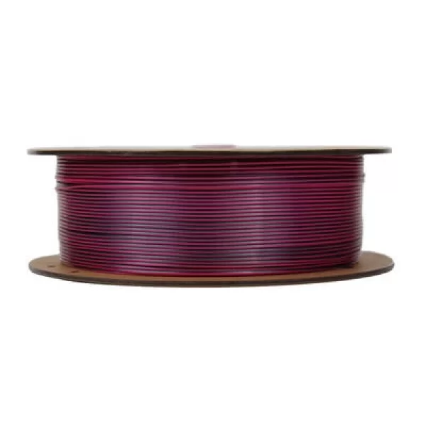 Nanelab Çift Renkli Silk PLA Filament - Siyah-Gül Kırmızısı - 1.75mm - 1Kg