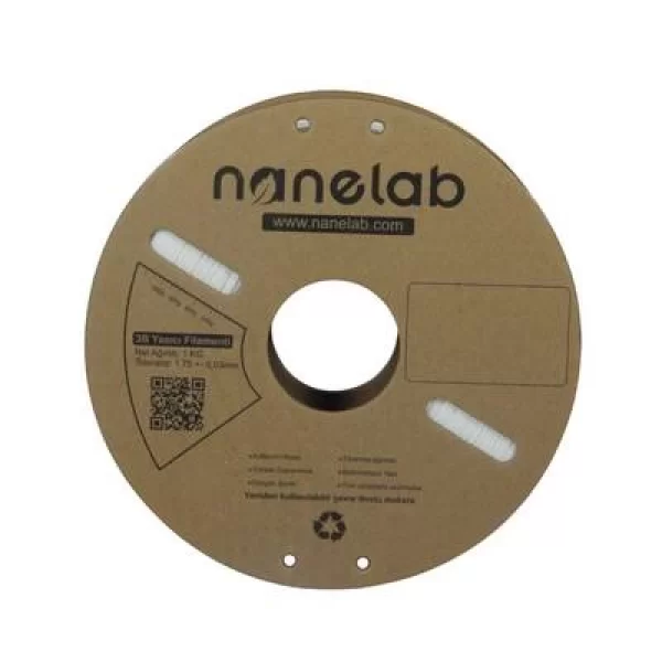 Nanelab Hyper PLA Beyaz Filament - 1.75mm - 1Kg