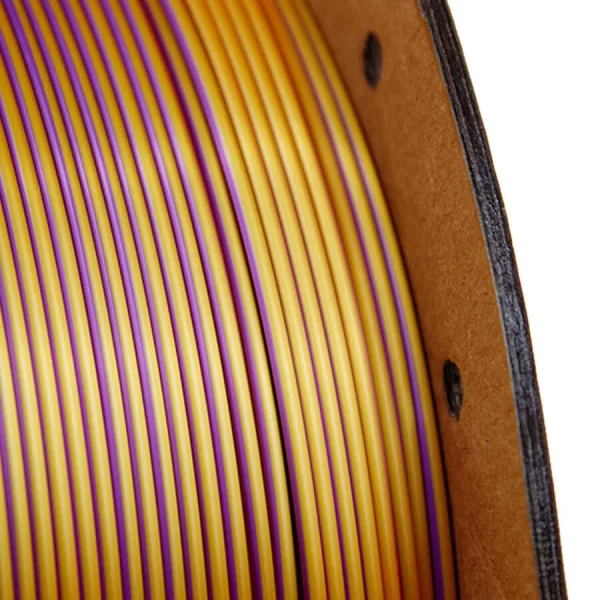 Nanelab Üç Renk Silk PLA Filament - Kırmızı-Altın-Mor - 1.75mm - 1Kg