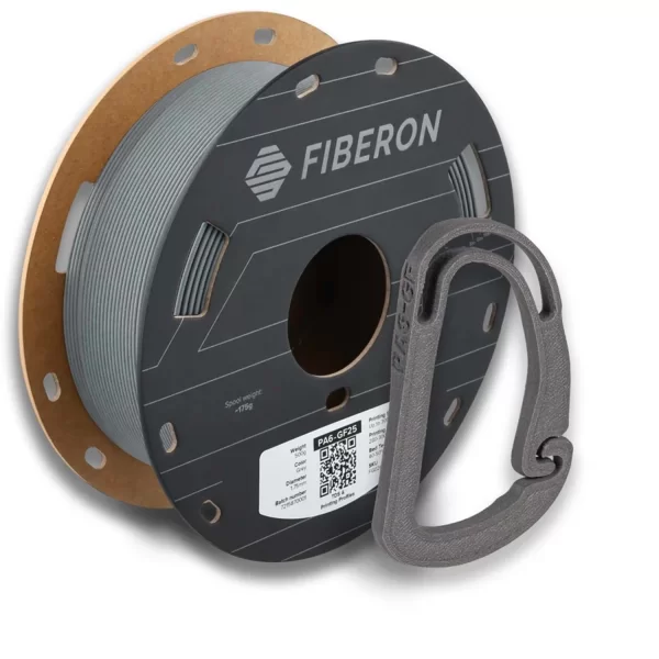 Polymaker Fiberon PA6-GF25 Filament - Gri