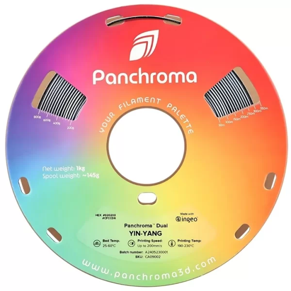 Polymaker Panchroma Dual Special PLA Filament Yin-Yang