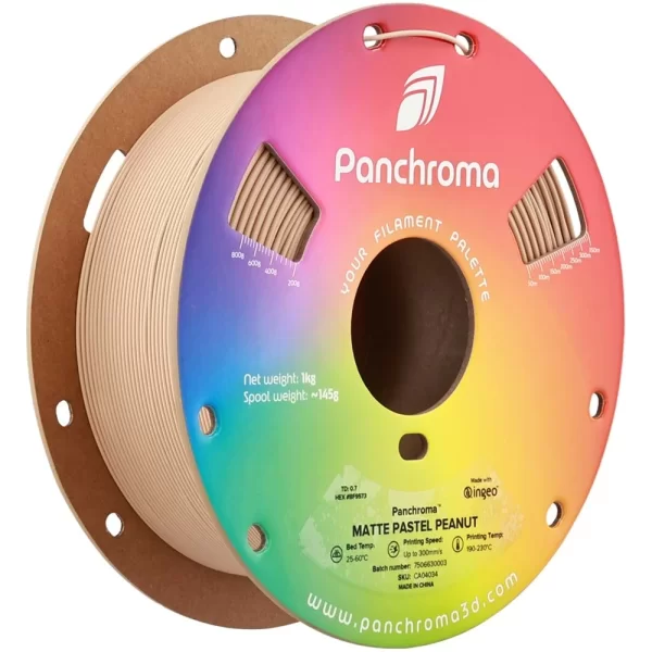 Polymaker Panchroma Matte PLA Filament Pastel Yer Fıstığı