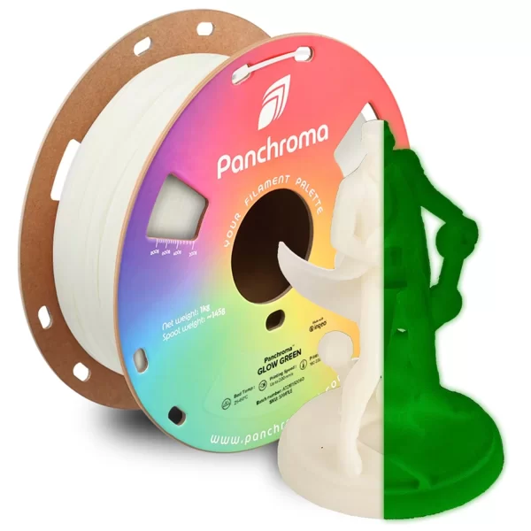 Polymaker Panchroma PLA Glow Filament Yeşil