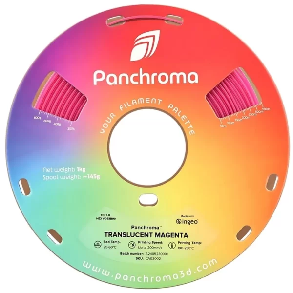Polymaker Panchroma Translucent PLA Filament Magenta