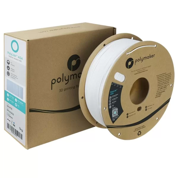 Polymaker PolyLite ASA Filament - Beyaz
