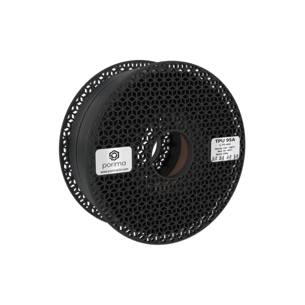 Porima TPU Flex 95A Filament 1,75mm 1kg - Siyah