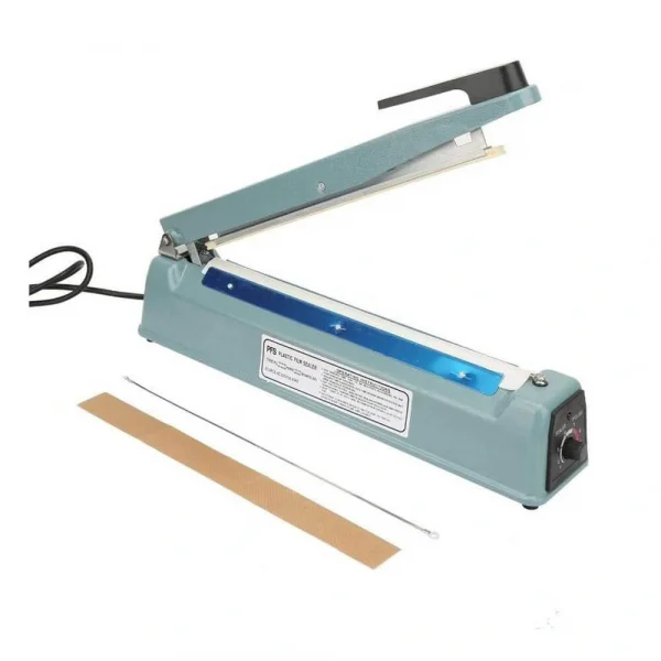 PSF-300 - 30cm Poşet Ağzı Kapama Yapıştırma Makinası - Metal Gövde - Yedek Tel ve Teflon Hediyedir