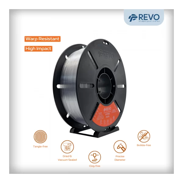 Revo Hyper PETG Filament - Şeffaf