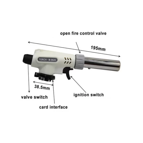 Torch M-962C 1300 Derece Doldurulabilir Pürmüz Kafası